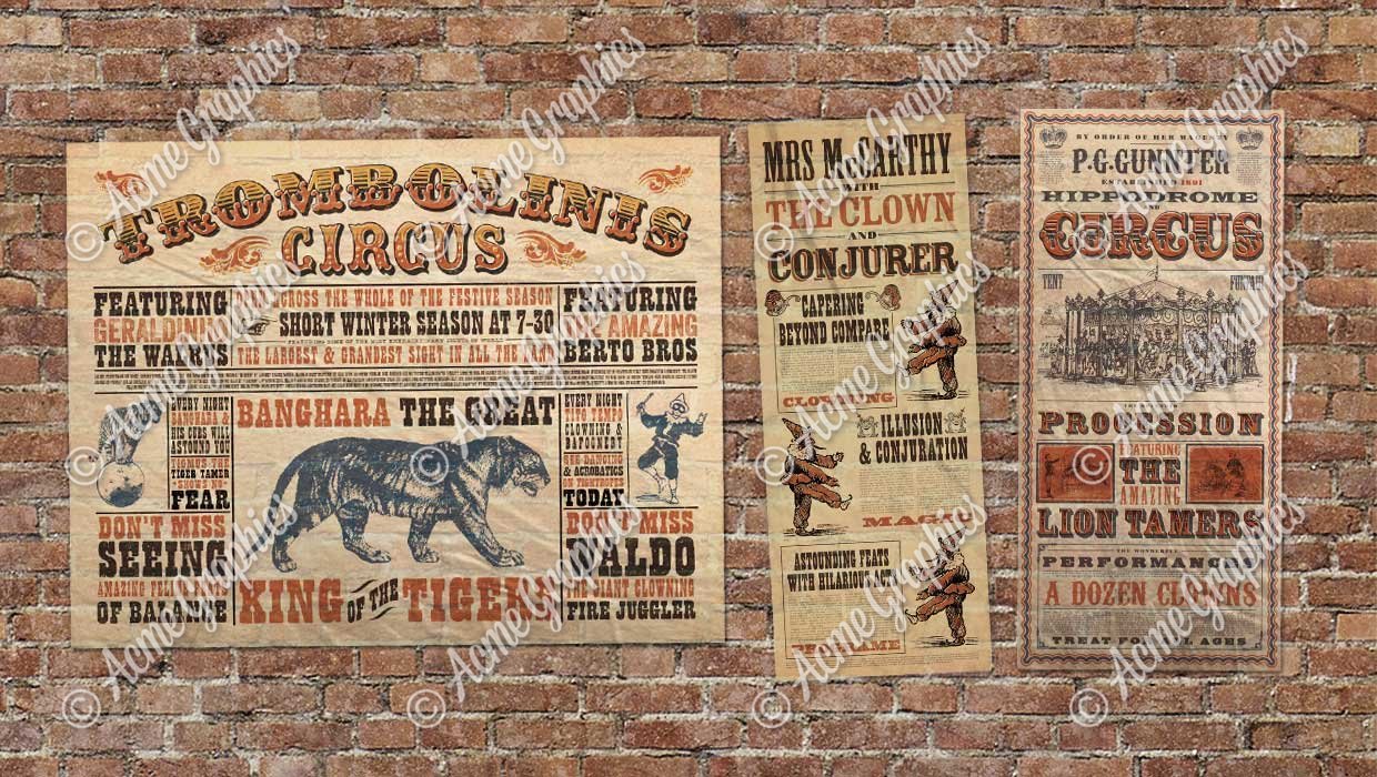 Victorian bill posters