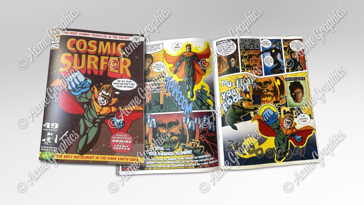 Prop Comic Book, Fully Illustrated