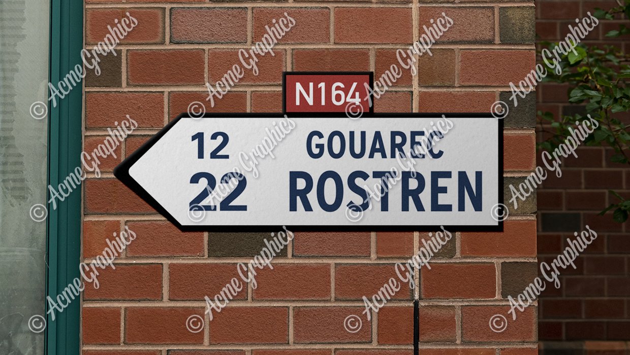 French Street sign