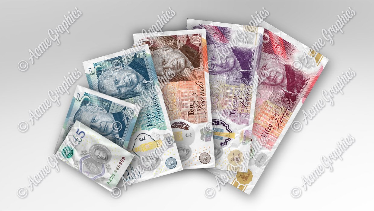 King Charles prop UK banknotes