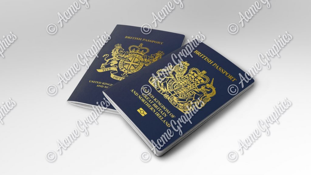 Post Brexit Blue Prop Passports Acme Graphics