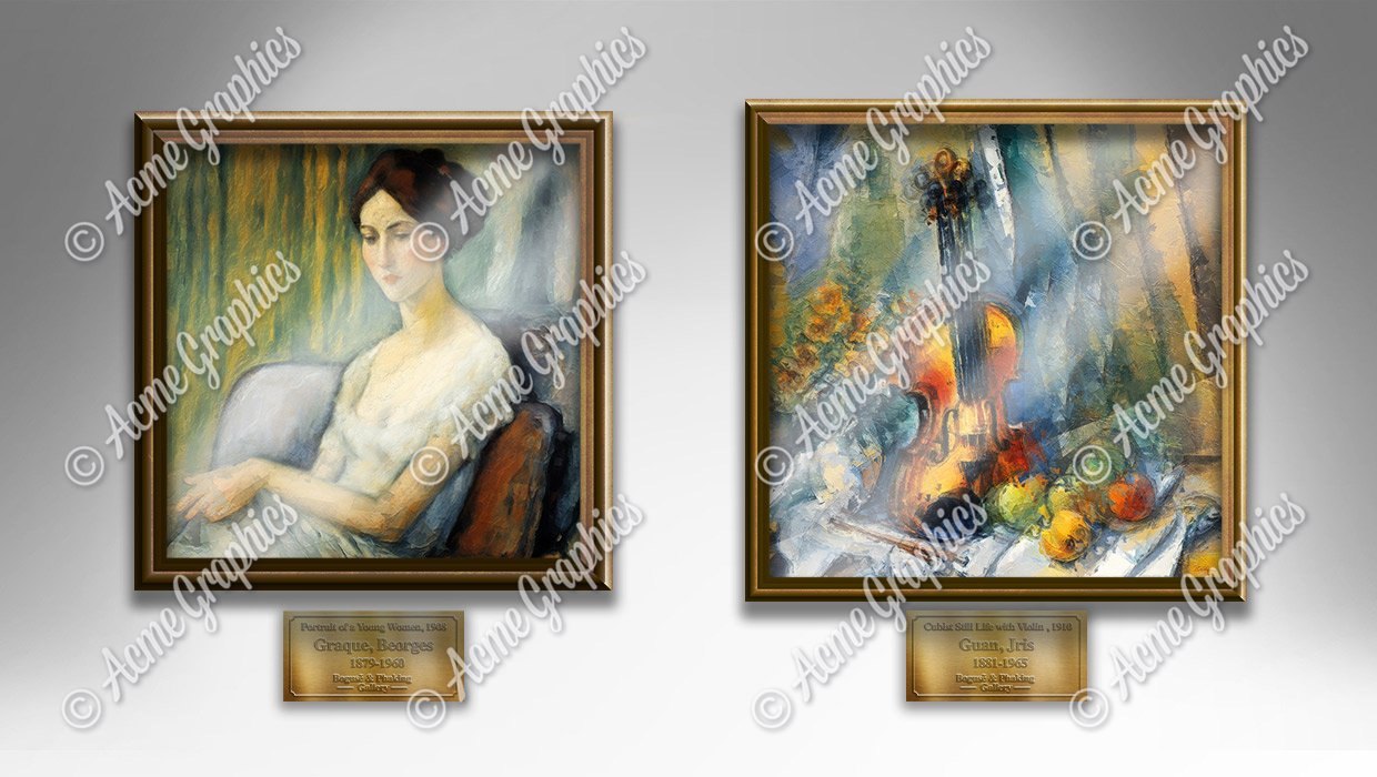 Royalty free paintings for set dressing