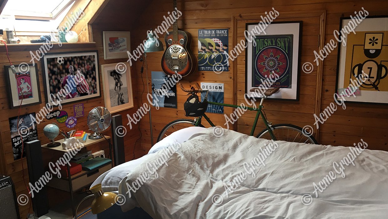 Teenage boys bedroom