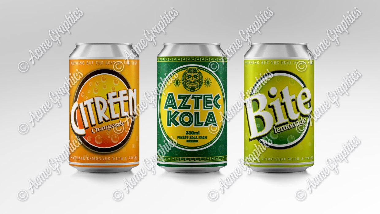 Soft drinks cans 1