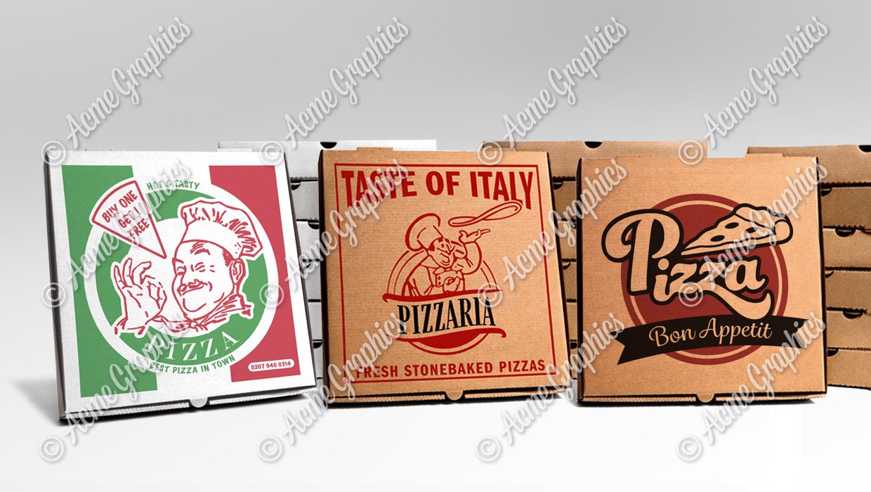 Pizza box takeaway