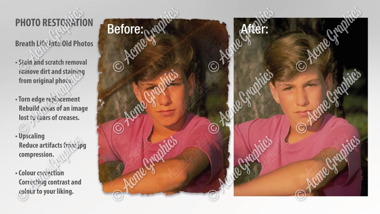Before and After photo retouch