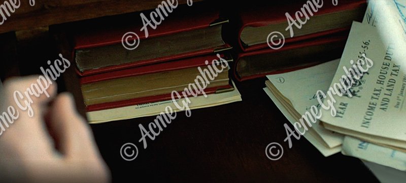 Multiple bound diary book props