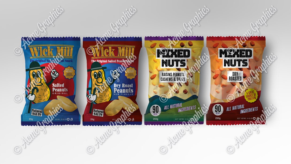 Bar Snacks Prop, Pub Snacks, Prop Packaging