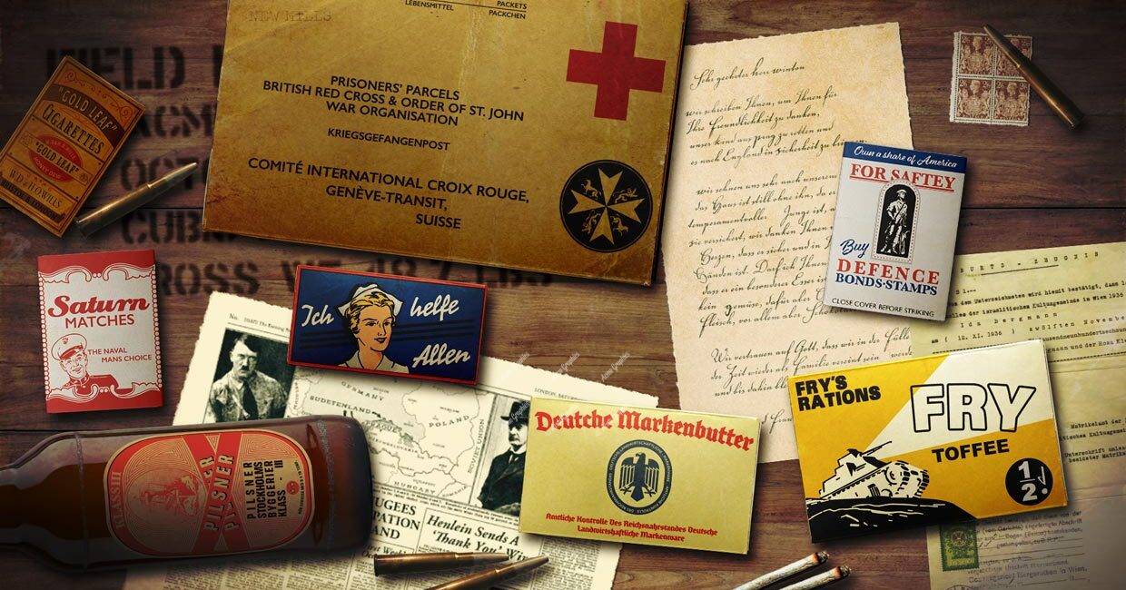 Graphic props and ephemera for WW2 set dressing