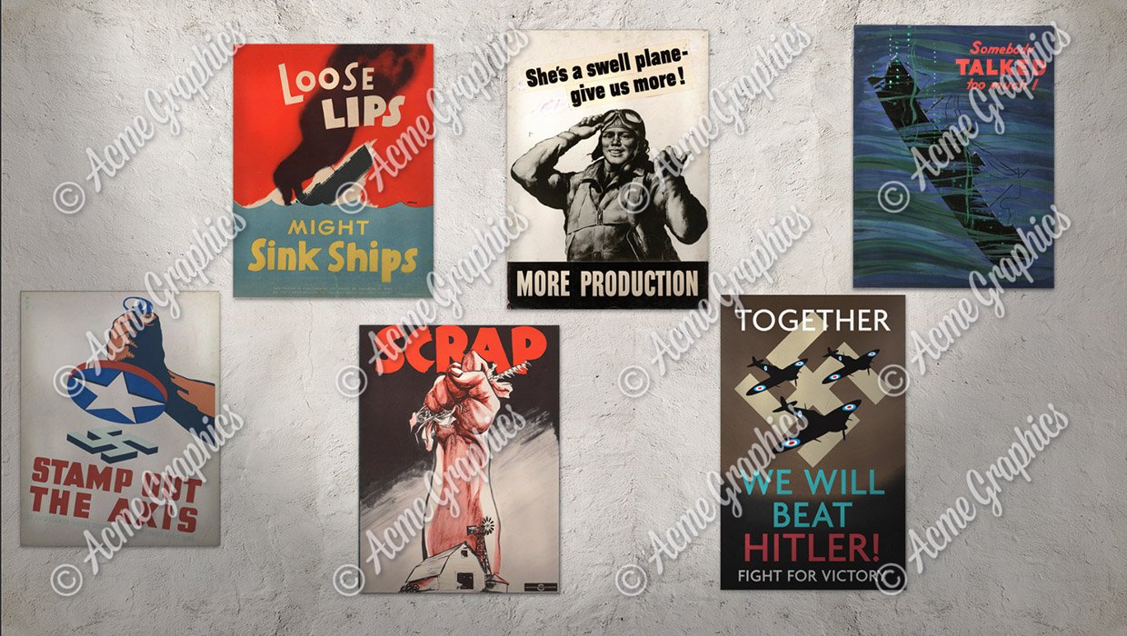 World War two propaganda posters