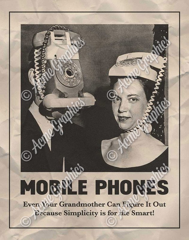 fake period poster for mobile phones