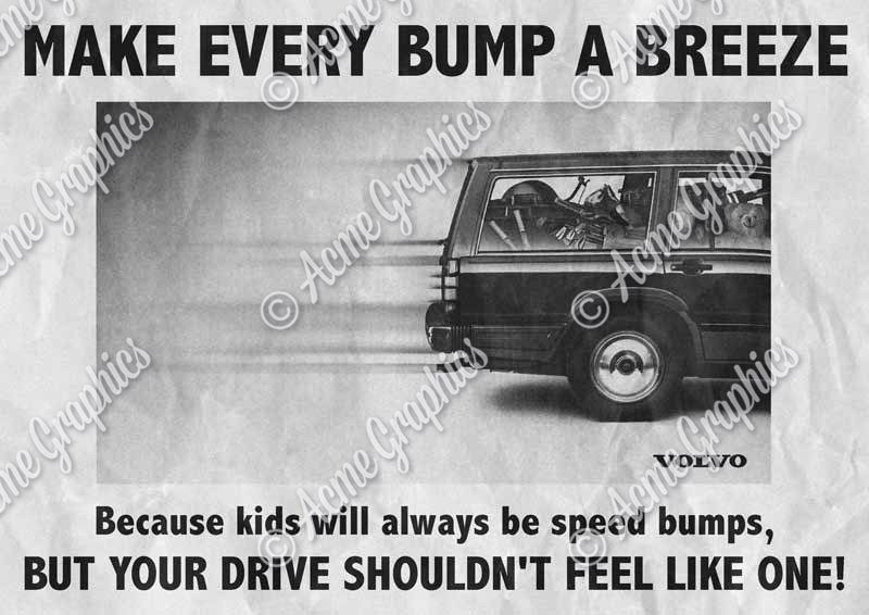 Car advertising fake poster prop design