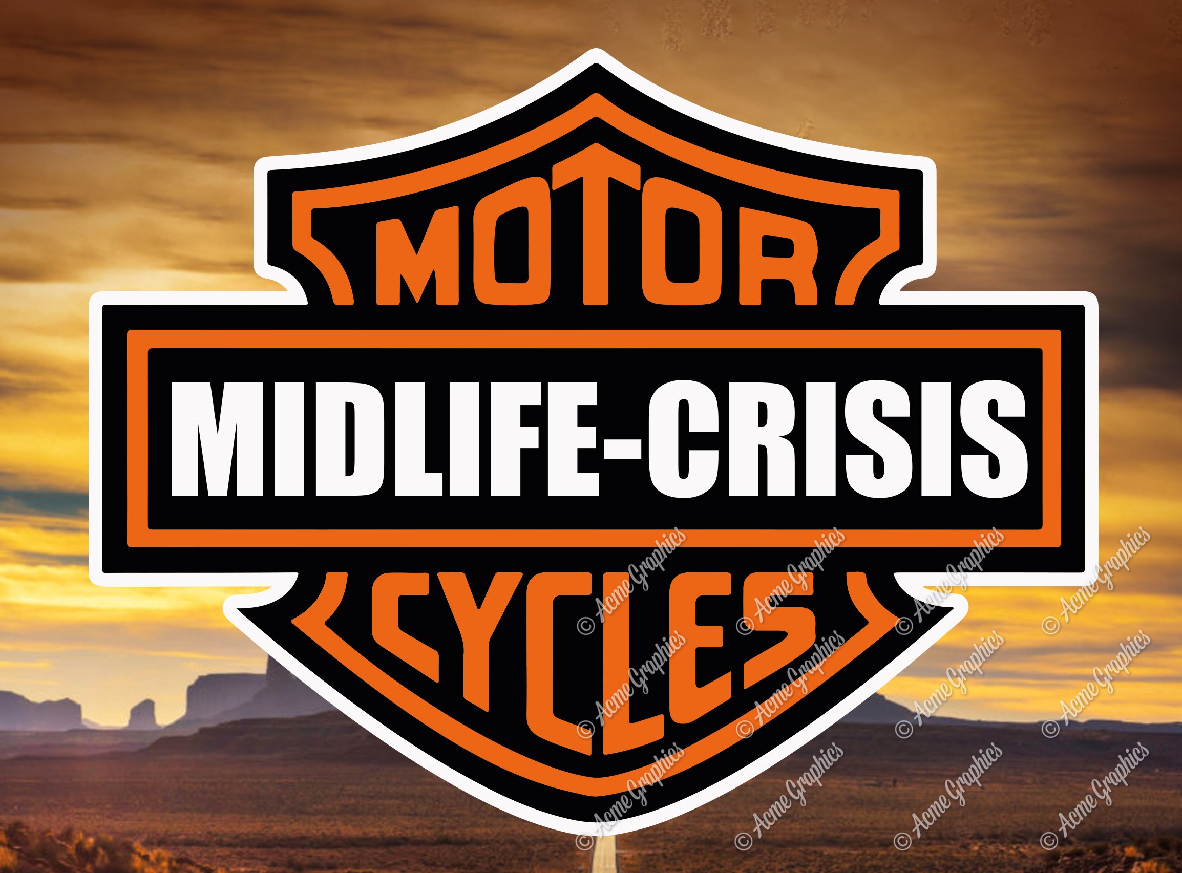 parody motorcycle company logo